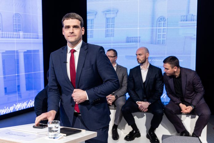 Partijos „Nemuno aušra“ lyderis, Seimo narys ir kandidatas į prezidentus Remigijus Žemaitaitis / BNS nuotr.