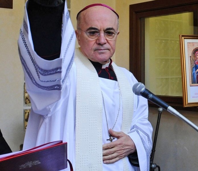 Arkivyskupui C. Vigano - kaltinimai schizma, popiežiaus atmetimu