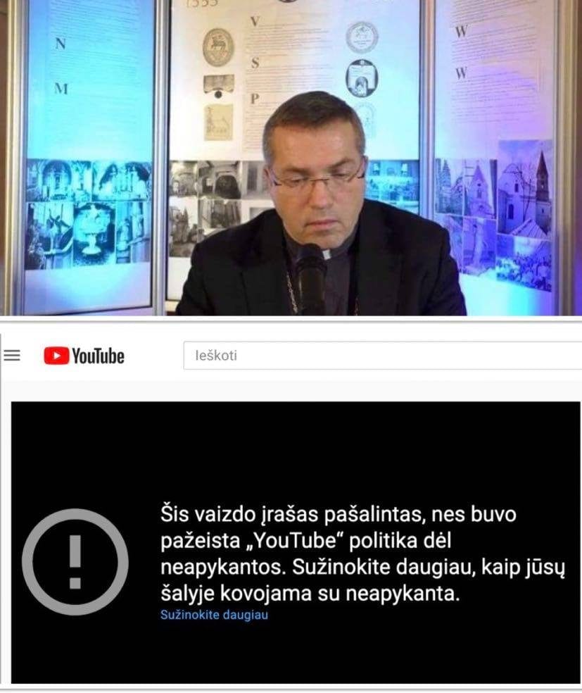 Mindaugas Sabutis, Lietuvos Evangelikų Liuteronų bažnyčios vyskupas, ir jo pašalintas „Youtube" vaizdo įrašas
