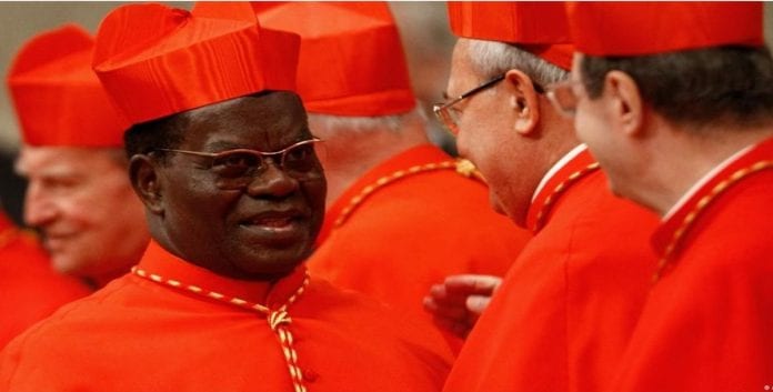 kardinolas Laurent Monsengwo Pasinya iš Kongo Demokratinės Respublikos