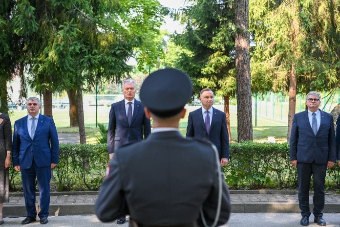 Lietuvos prezidento Gitano Nausėdos susitikimas su Lenkijos prezidentu Andrzejumi Duda