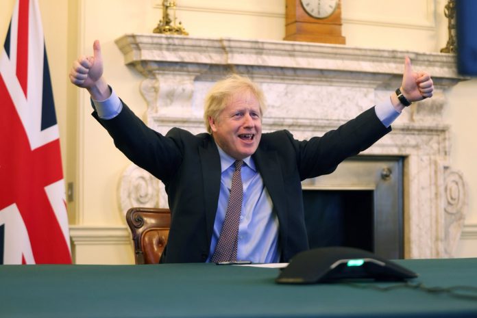 Jungtinės Karalystės ministras pirmininkas Borisas Johnsonas