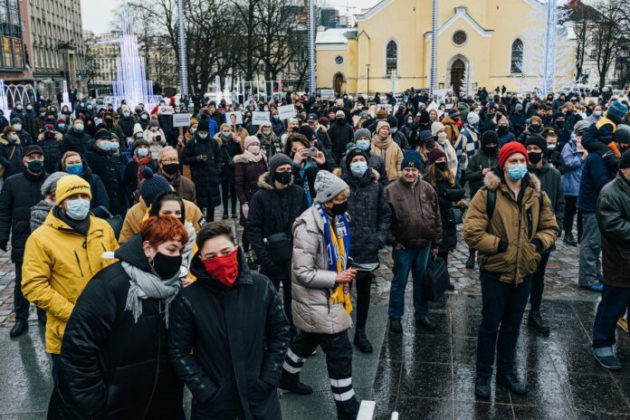 Protestas Taline, Estijoje