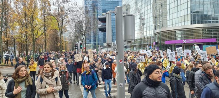 Protestas Briuselyje