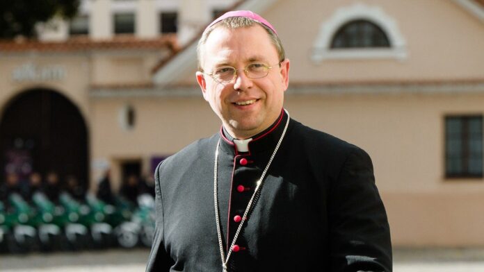 Telšių vyskupas Algirdas Jurevičius / Vatican News nuotr.