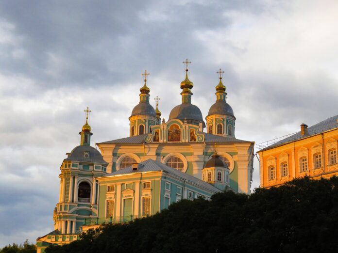 Ortodoksų katedra Rusijoje / Unsplash nuotr.