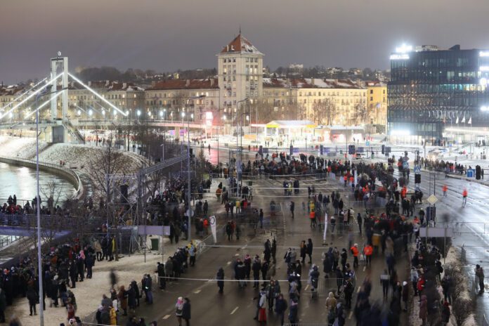 Kaunas Europos kultūros sostinė 2022 renginio akimirka / BNS nuotr.