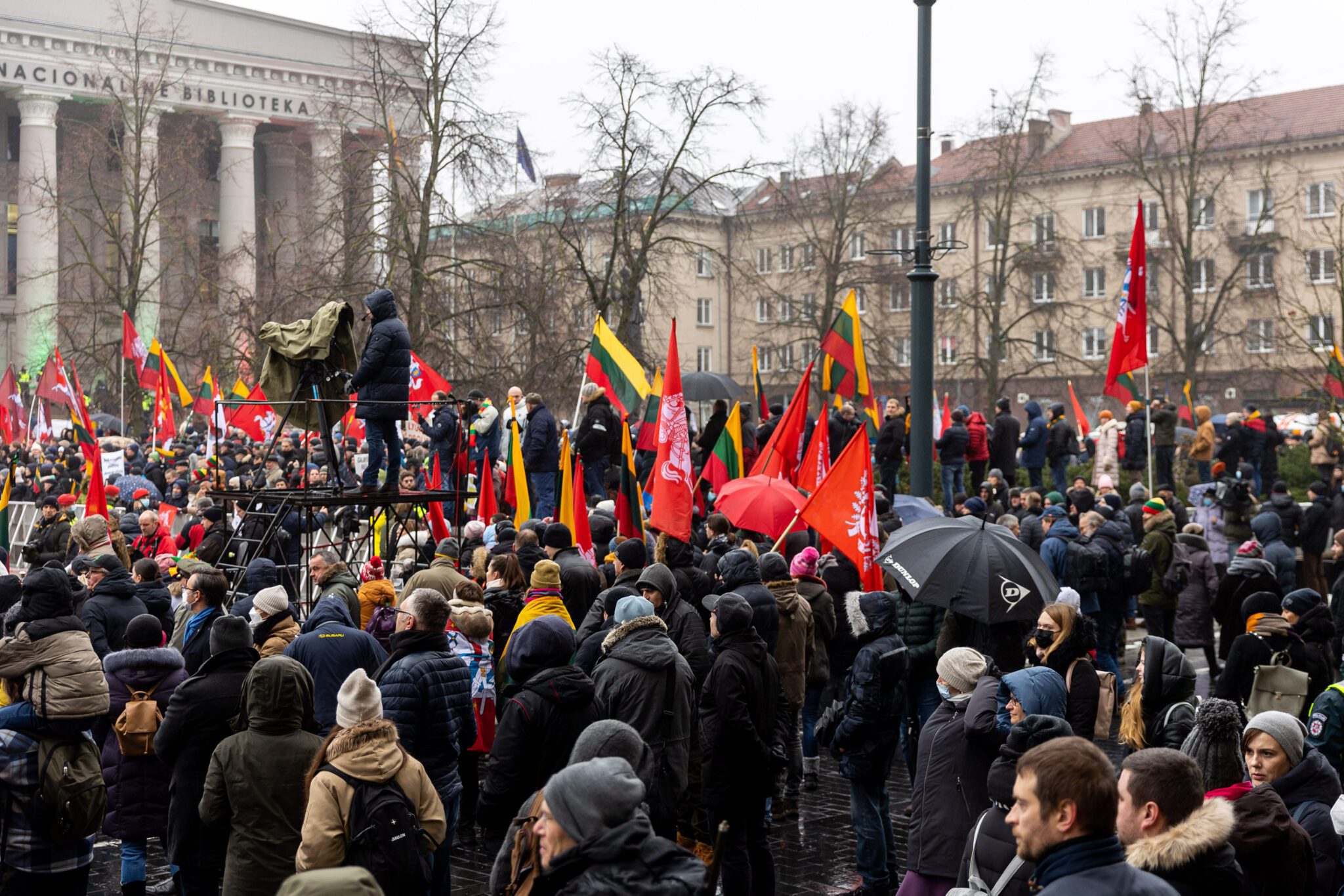 Protestas prie Seimo Sausio 13-ąją / BNS nuotr.