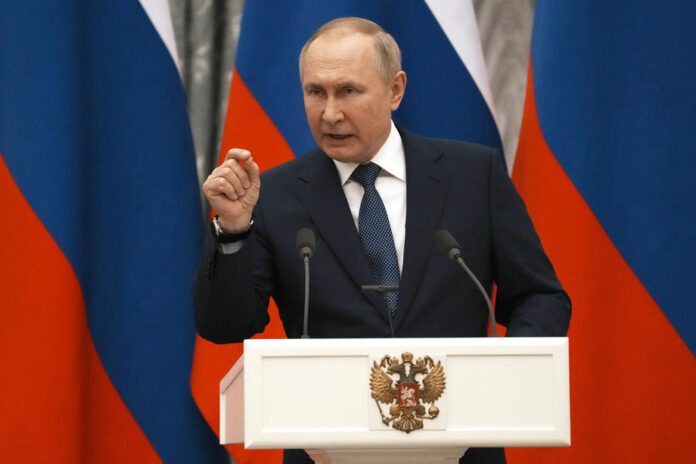 Rusijos prezidentas Vladimiras Putinas / EPA nuotr.