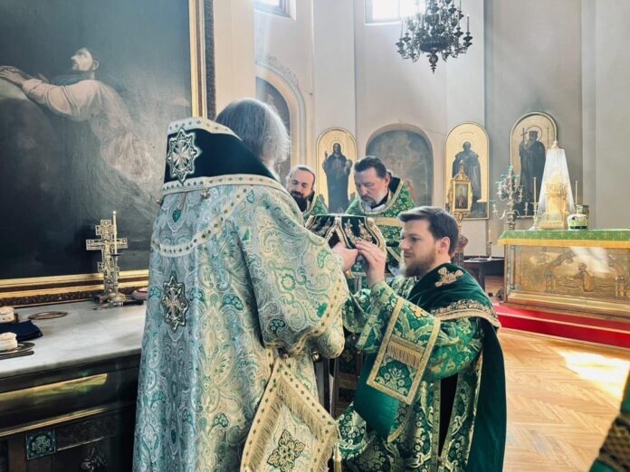 Ortodoksų pamaldos Šv. Dvasios vienuolyne / Orthodoxy.lt nuotr.