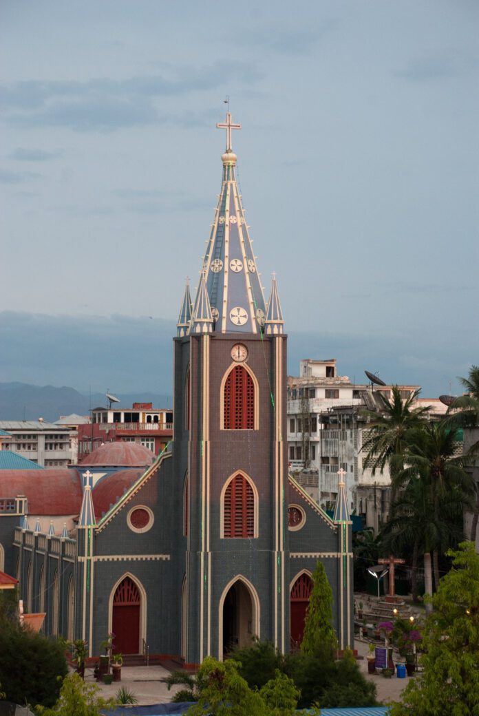 Šventosios Širdies katedra Mandalėjuje, Mianmare / Wikipedia nuotr.