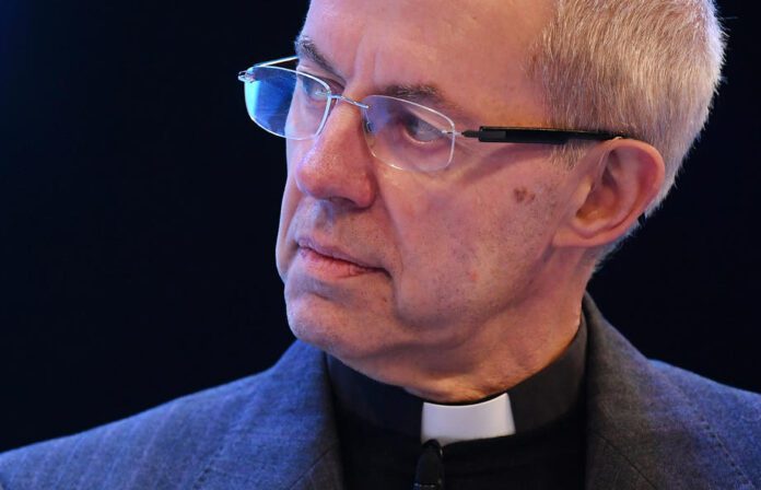 Kenterberio arkivyskupas Justinas Welby / EPA nuotr.