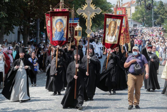 Ukrainos ortodoksų procesija Kijeve 2021 m.