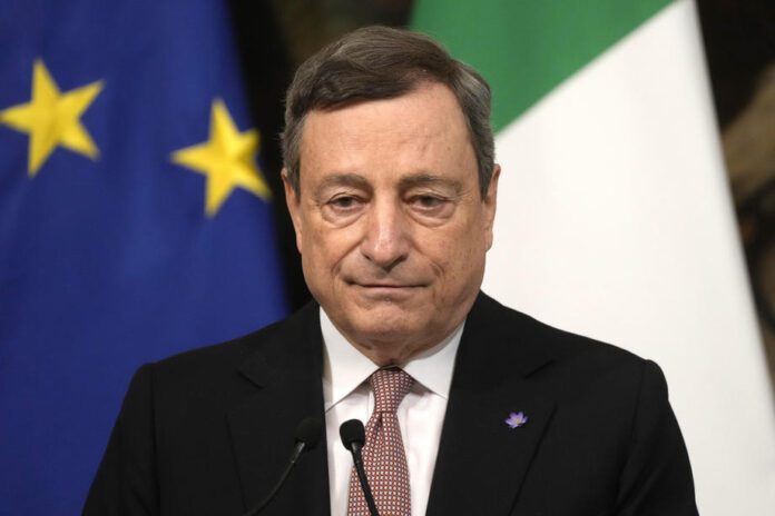 Italijos premjeras Mario Draghi