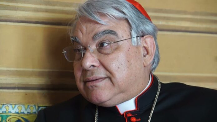 Kardinolas Marcello Semeraro / Youtube stop kadras