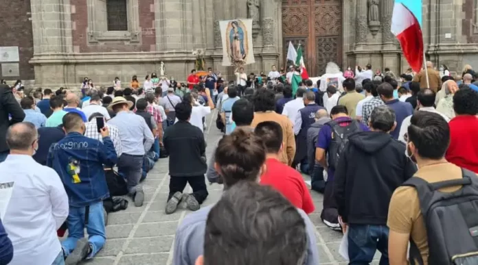 Vyrų rožinis Meksike, Meksikoje / Catholic News Agency / Martín Orive nuotr.