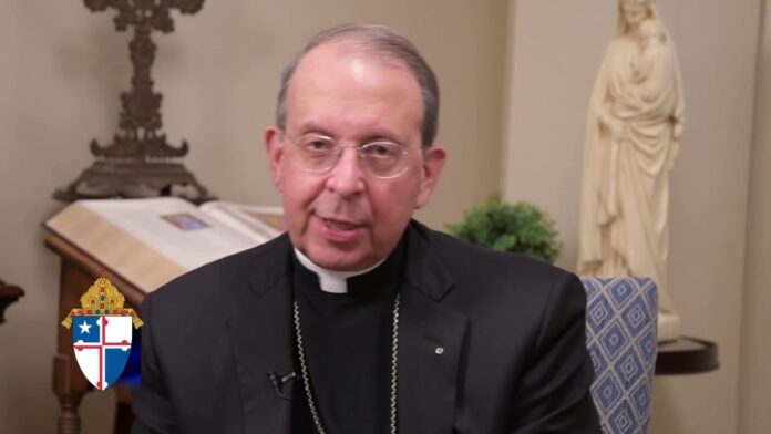 Baltimorės arkivyskupas Williamas E. Lori's / Youtube stop kadras