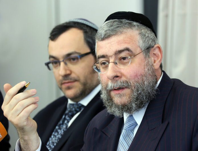 Maskvos vyriausiasis rabinas Pinchasas Goldschmidtas / EPA nuotr.