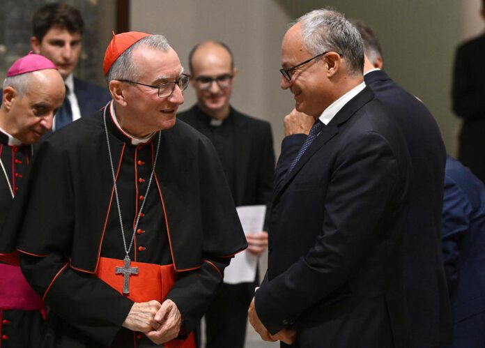 Vatikano valstybės sekretorius kardinolas Pietro Parolinas / EPA nuotr.