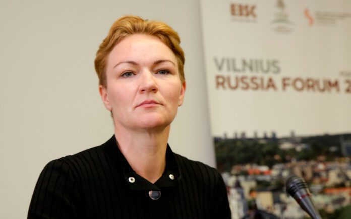 Premjerės Ingridos Šimonytės patarėja ryšių su visuomene klausimais Rasa Jakilaitienė / BNS nuotr.