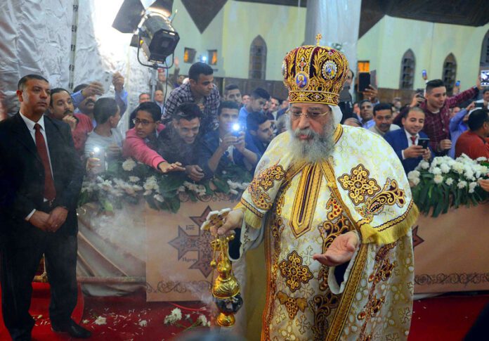 Koptų Ortodoksų Bažnyčios patriarchas popiežius Tawadros II / EPA nuotr.