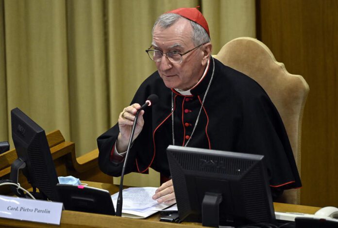 Vatikano valstybės sekretorius kardinolas Pietro Parolinas / EPA nuotr.