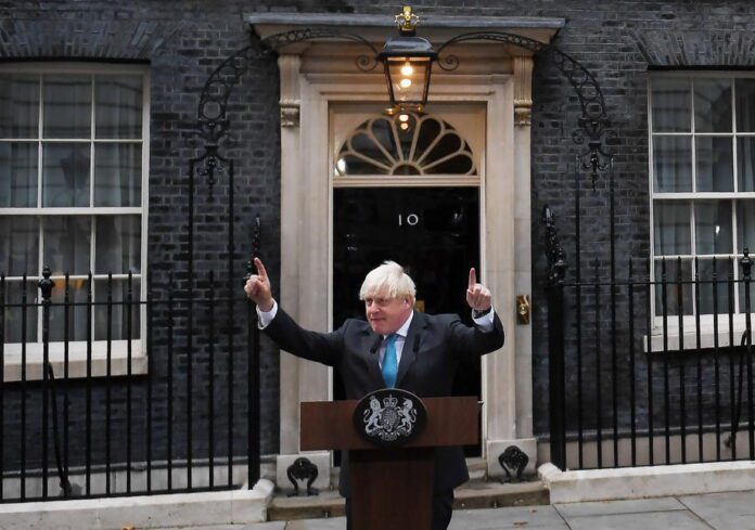 Buvęs Jungtinės Karalystės ministras pirmininkas Borisas Johnsonas / EPA nuotr.