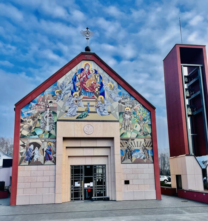 Klaipėdos Šventojo Pranciškaus Asyžiečio bažnyčios fasadas / Vilties Miestas nuotr.