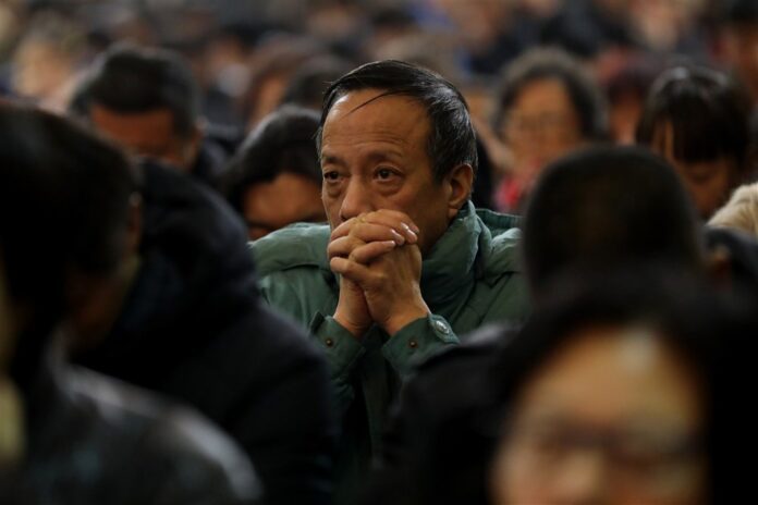 Kinijos krikščionys / EPA nuotr.