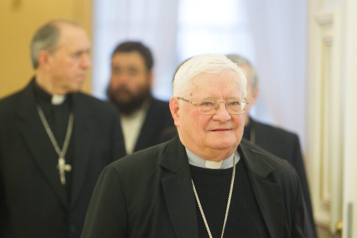 Telšių vyskupas emeritas Jonas Boruta SJ.