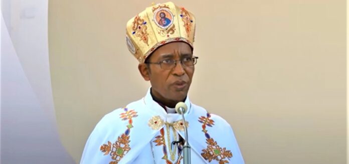 Eritrėjos vyskupas Fikremariamas Hagosas Tsalimas / Soc. tinklų nuotr.