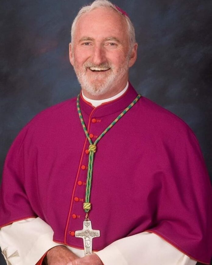 Los Andželo vyskupas augziliaras Davidas O'Connellis / Soc. tinklų nuotr.