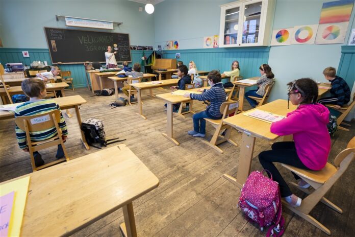 Pradinės mokyklos klasė Osle, Norvegijoje / EPA nuotr.