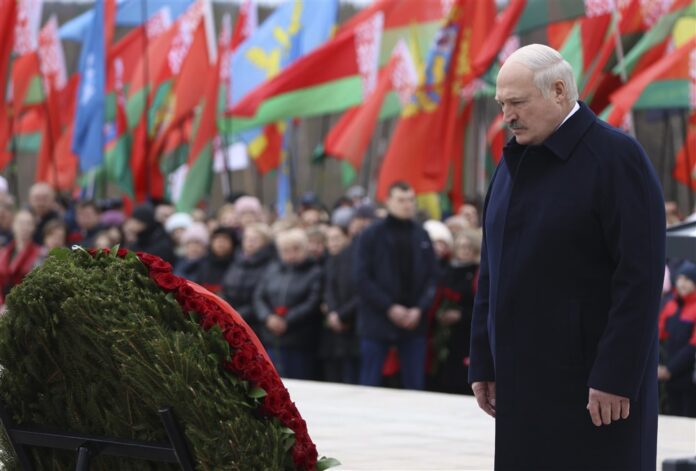 Baltarusijos autoritarinis lyderis Aliaksandras Lukašenka / EPA nuotr.