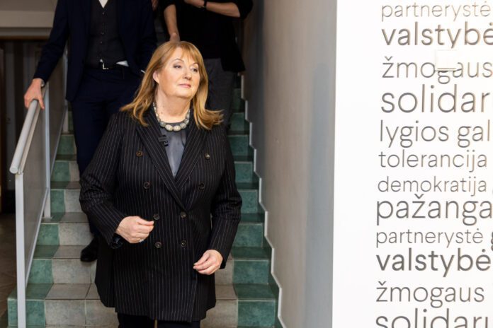 LSDP partijos pirmininkė Vilija Blinkevičiūtė / BNS nuotr.