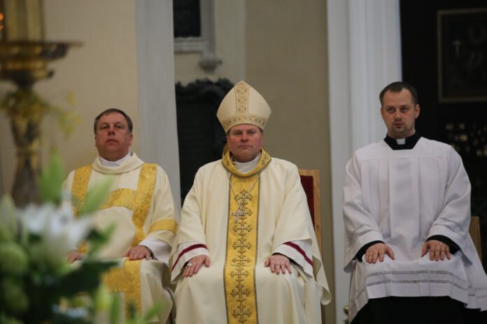 Vilniaus arkivyskupijos vyskupas augziliaras Darius Trijonis / Aistės Karpytės nuotr.