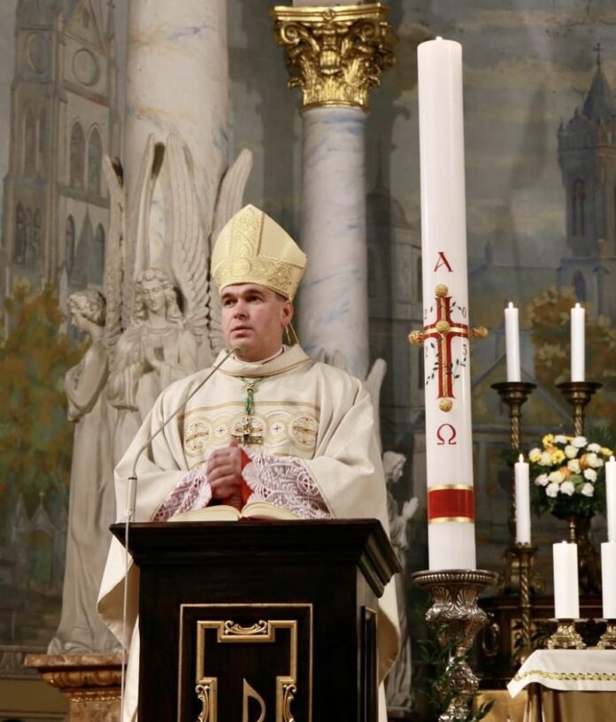 Panevėžio vyskupas Linas Vodopjanovas OFM / Panevėžio vyskupijos nuotr.