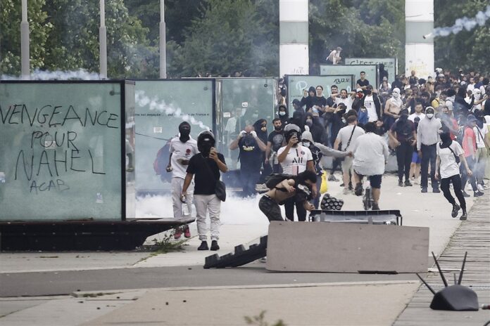Prancūzijos protestuotojai / EPA nuotr.