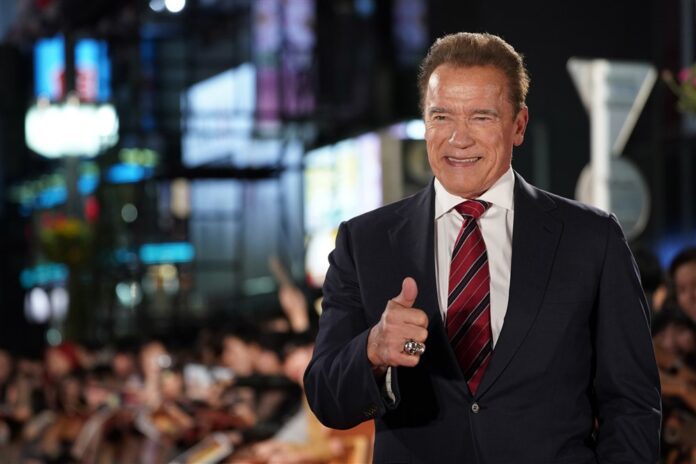 Garsus amerikiečių aktorius ir buvęs Kalifornijos gubernatorius respublikonas Arnoldas Schwarzeneggeris / EPA nuotr.
