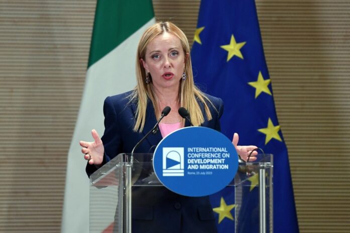 Italijos premjerė Giorgia Meloni / EPA nuotr.