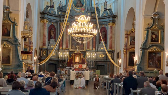 Šv. Mišių akimirka / Birutės Nenėnienės nuotr.