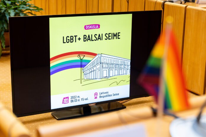 Diskusija „LGBT+ balsai Seime“ / BN nuotr.