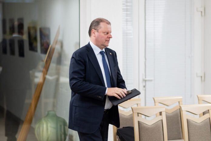 Demokratų sąjungos „Vardan Lietuvos“ pirmininkas Saulius Skvernelis / BNS nuotr.