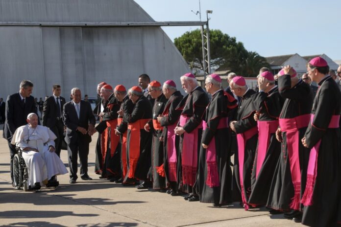 Popiežius Pranciškus Portugalijoje / EPA nuotr.
