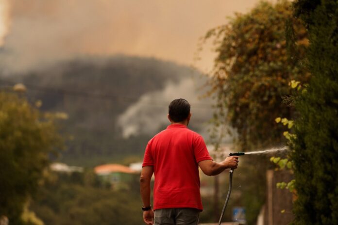 Gaisras Tenerifėje / EPA nuotr.