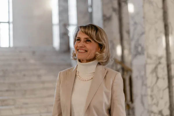 Suomijos parlamento narė Päivi Räsänen / „ADF International" nuotr.