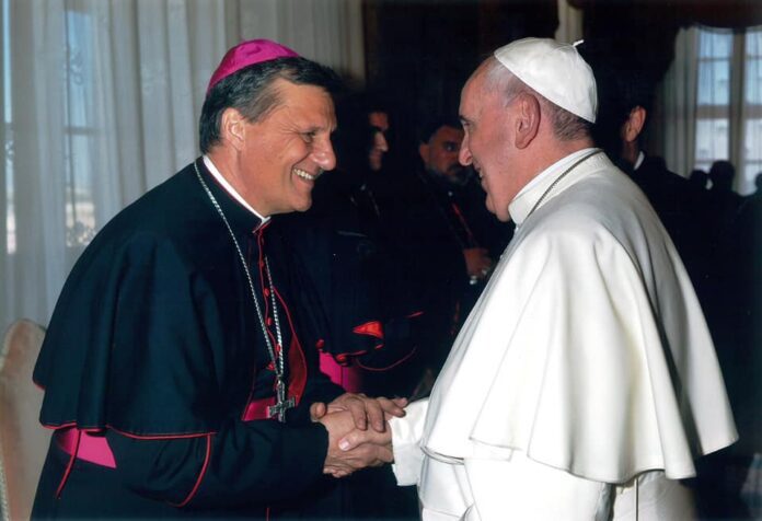 Kardinolas Mario Grechas ir popiežius Pranciškus / Soc. tinklų nuotr.