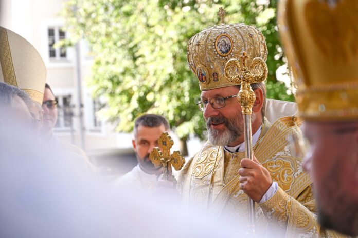 Ukrainos Graikų Katalikų Bažnyčios didysis arkivyskupas Sviatoslavas Ševčiukas / Aistės Karpytės nuotr.