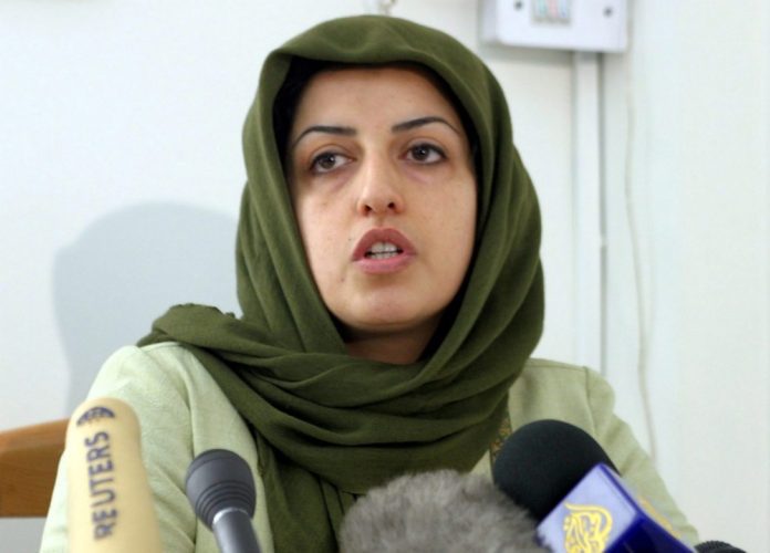 Nobelio taikos premijos laureatė Narges Mohammadi / EPA nuotr.