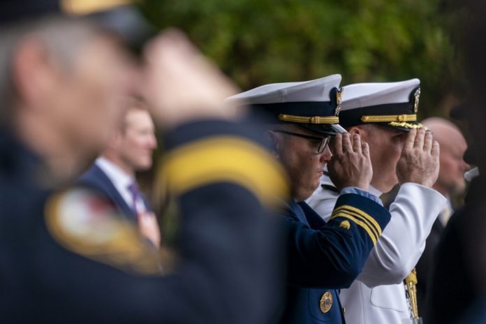 Pentagono rugsėjo 11-osios minėjimo ceremonija Pentagone, Arlingtone, Virdžinijos valstijoje, JAV / EPA nuotr.